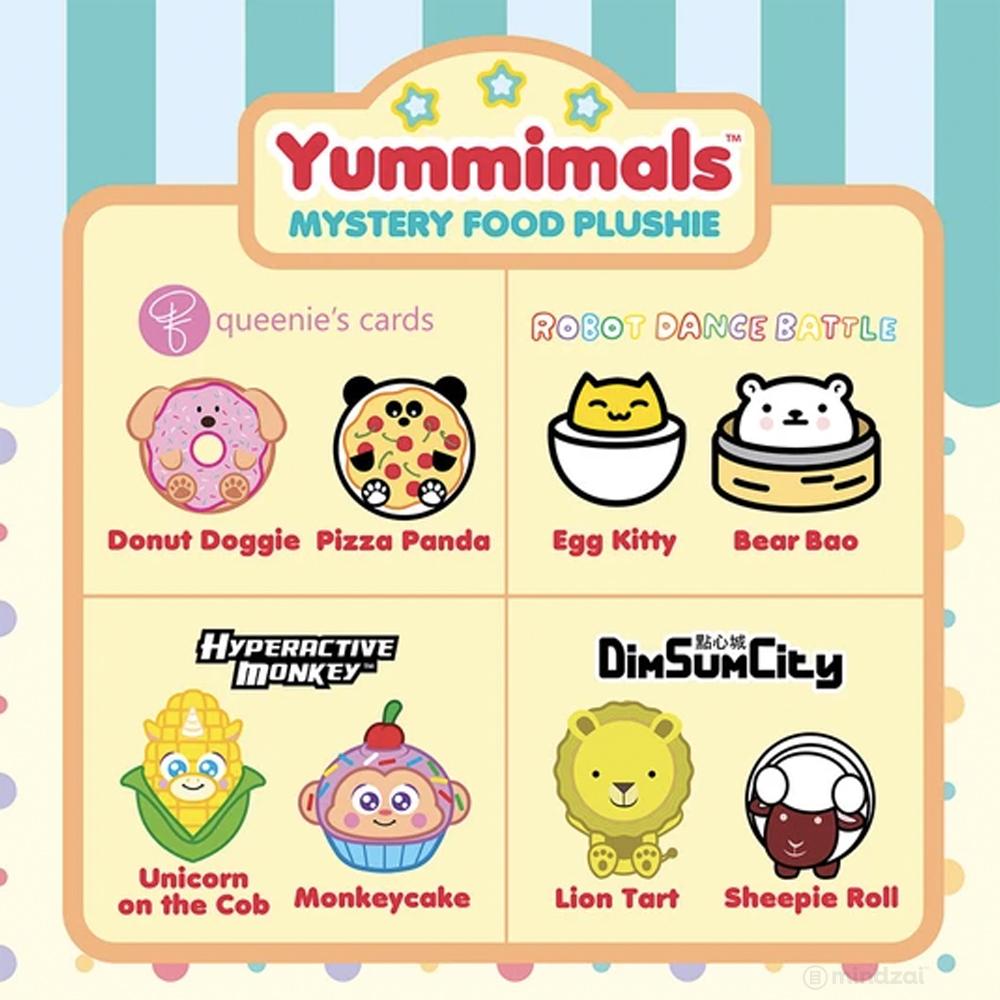 Yummimals Mystery Food Plushies by Queenie's Cards