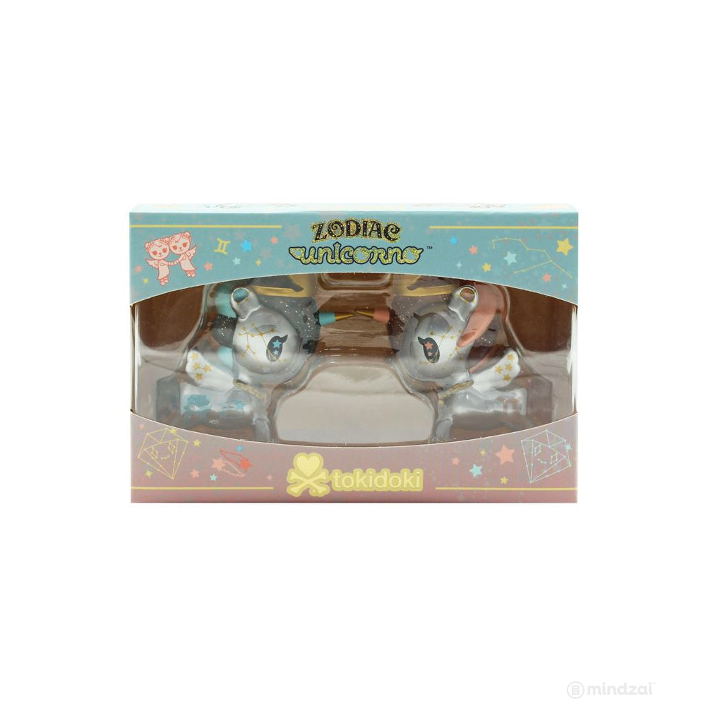 Gemini Zodiac Unicorno 2-pack Vinyl Figure by Tokidoki