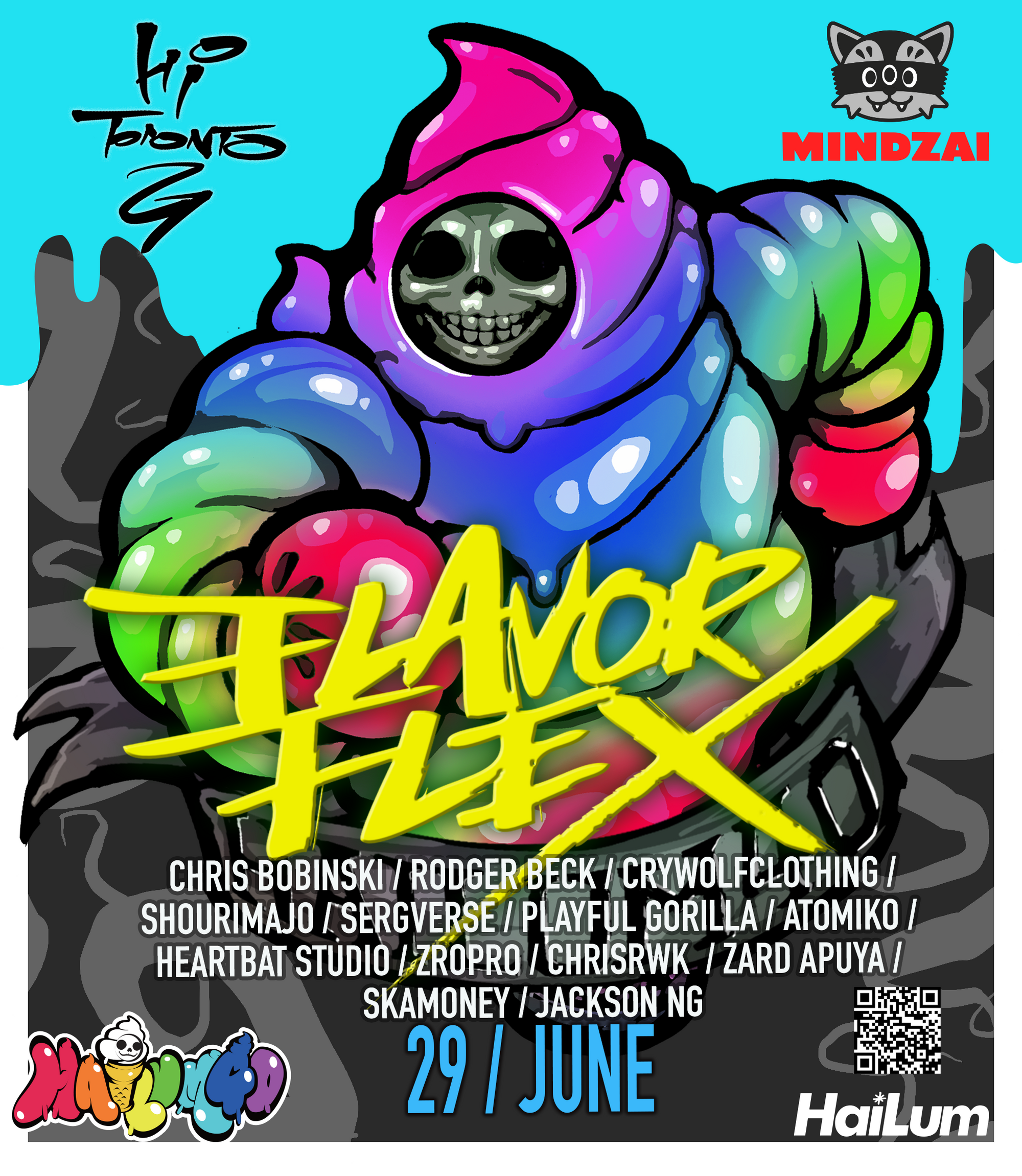 Flavor Flex Art Toy Exhibition by Jimmy Rice - JUNE 29