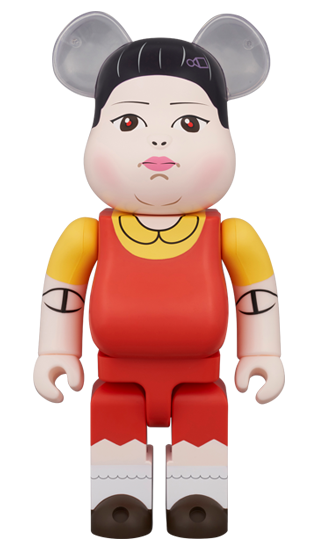 MEDICOM TOY - BE@RBRICK YOUNG-HEE 400％ Squid Game Young Hee 400% Bearbrick by Medicom Toy - Mindzai Toy Shop