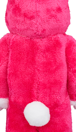 Psycho Teddy Bear Pink Costume 400% Bearbrick by Medicom Toy