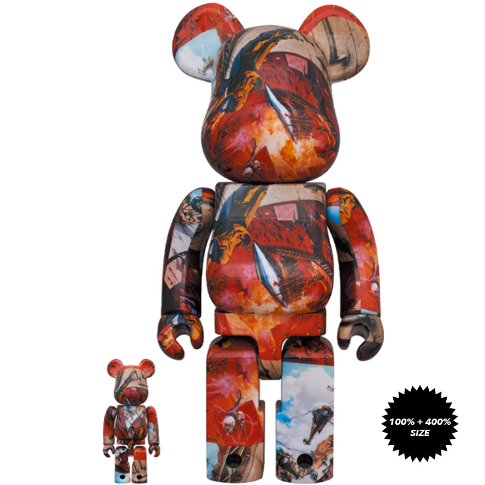 007 You Only Live Twice 100% + 400% Bearbrick Set by Medicom Toy