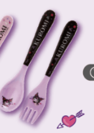 Kuromi Fork and Spoon