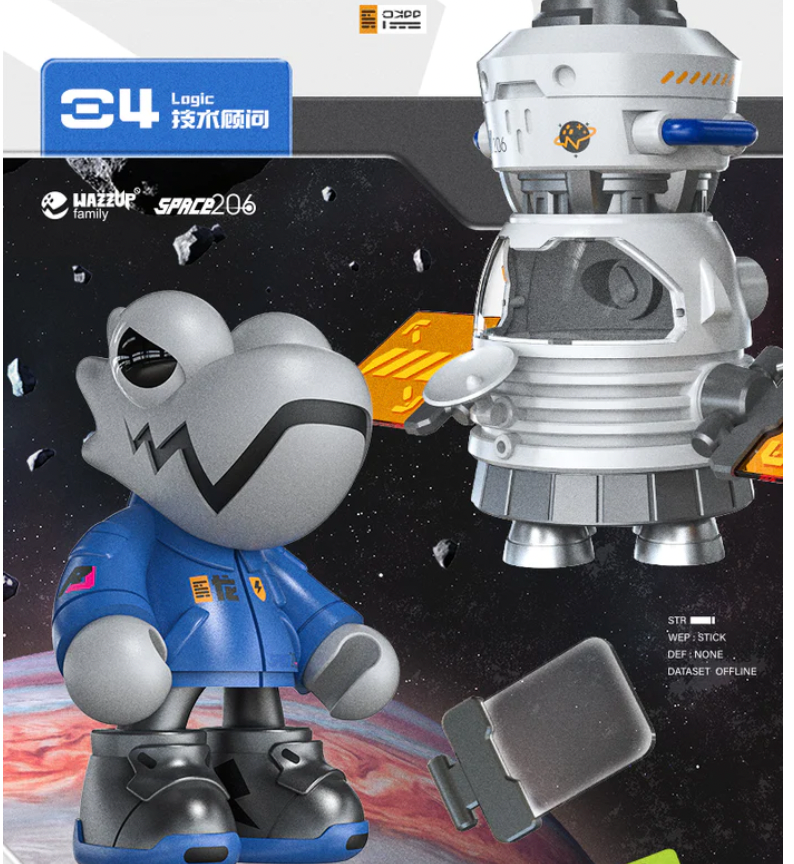 Logic - WAZZUPbaby Space Chameleon Series by Lam Toys