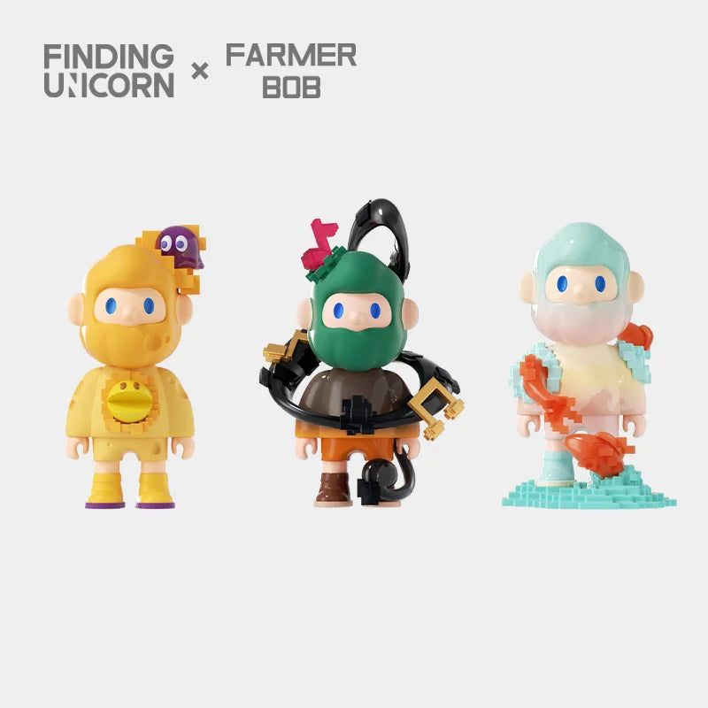 Finding Unicorn Farmer Bob World of Cards Series Open confirmed Blind Box
