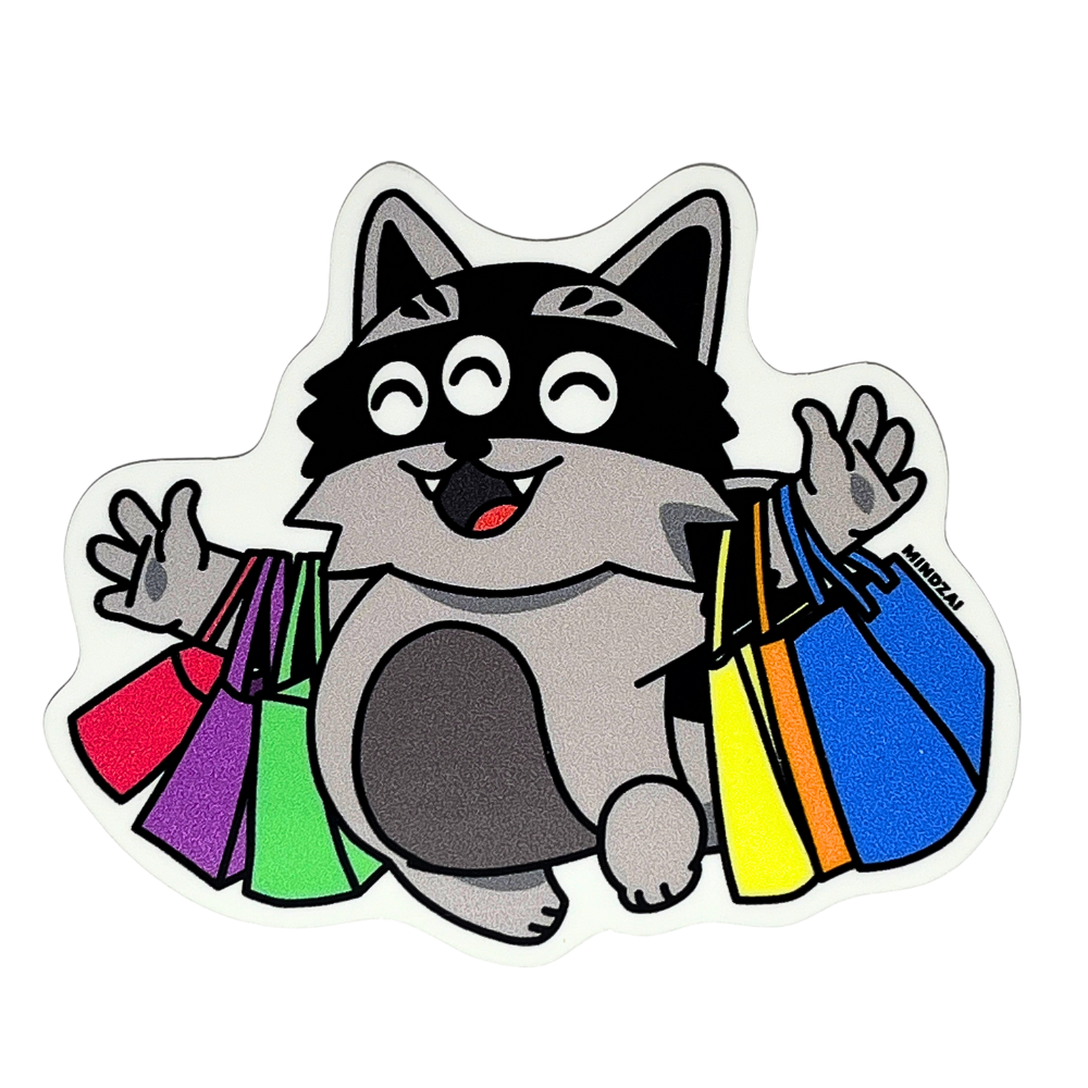 Shopping is so FUN! Hunter Vinyl Sticker