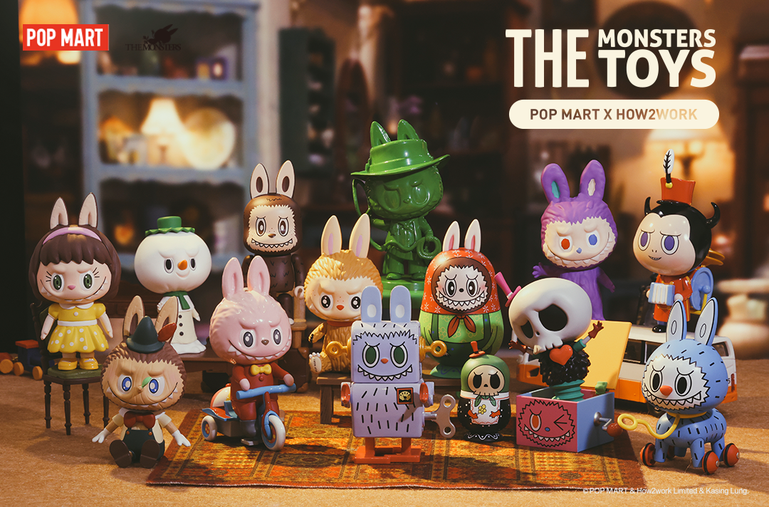 The Monsters Toys Series Blind Box by POP MART x How2work x Kasing Lung