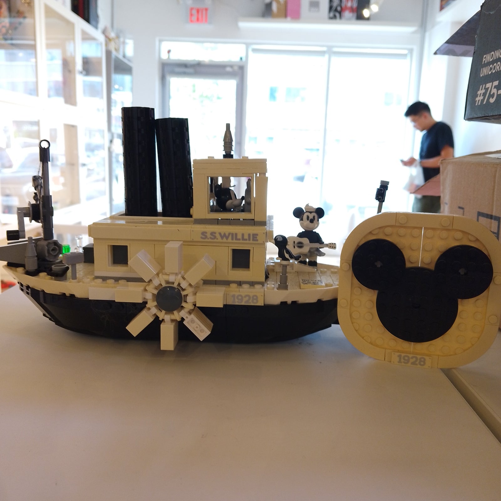 Lego Disney Steamboat Willie Lego Build - Lego