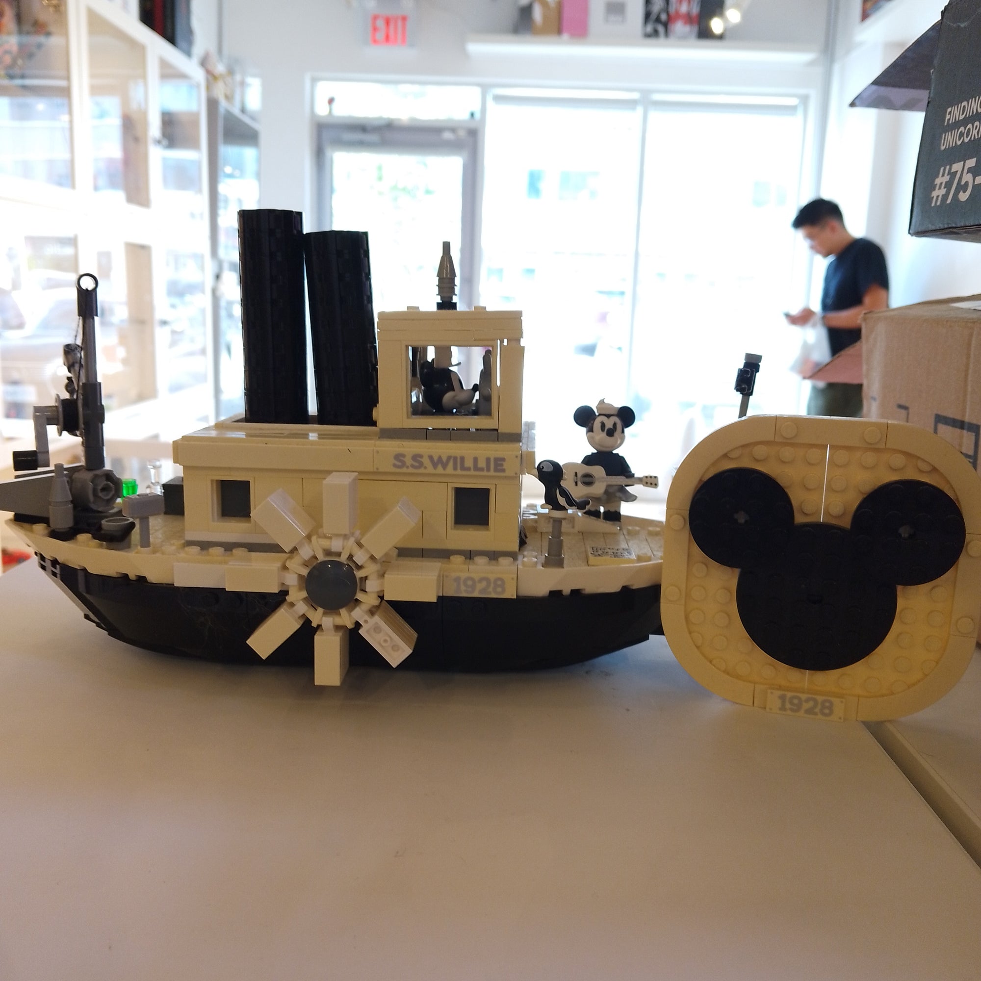 Lego Disney Steamboat Willie Lego Build - Lego