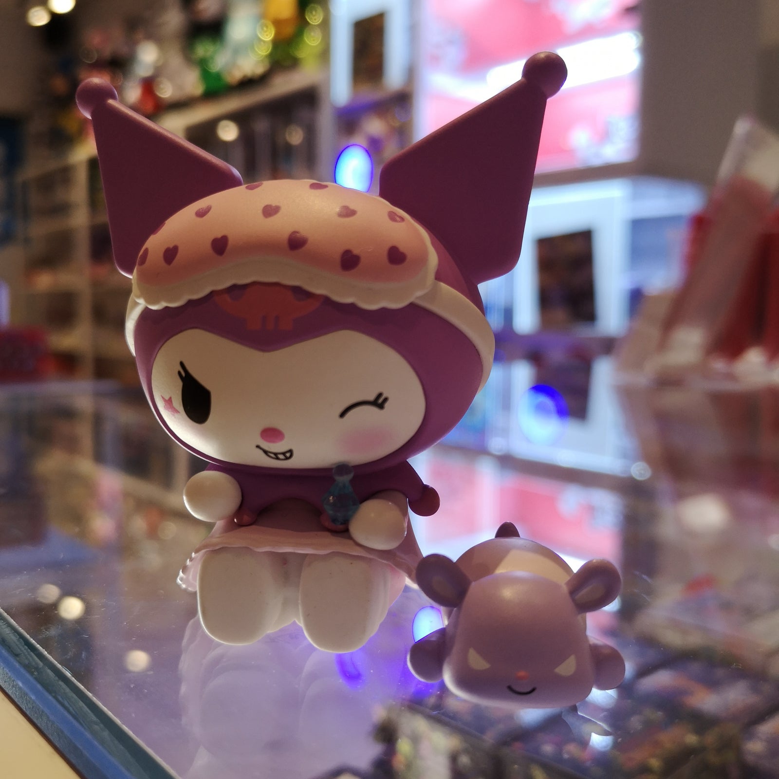 Kuromi Plush - Kuromi and Melody Pajama Party by Sanrio x Miniso