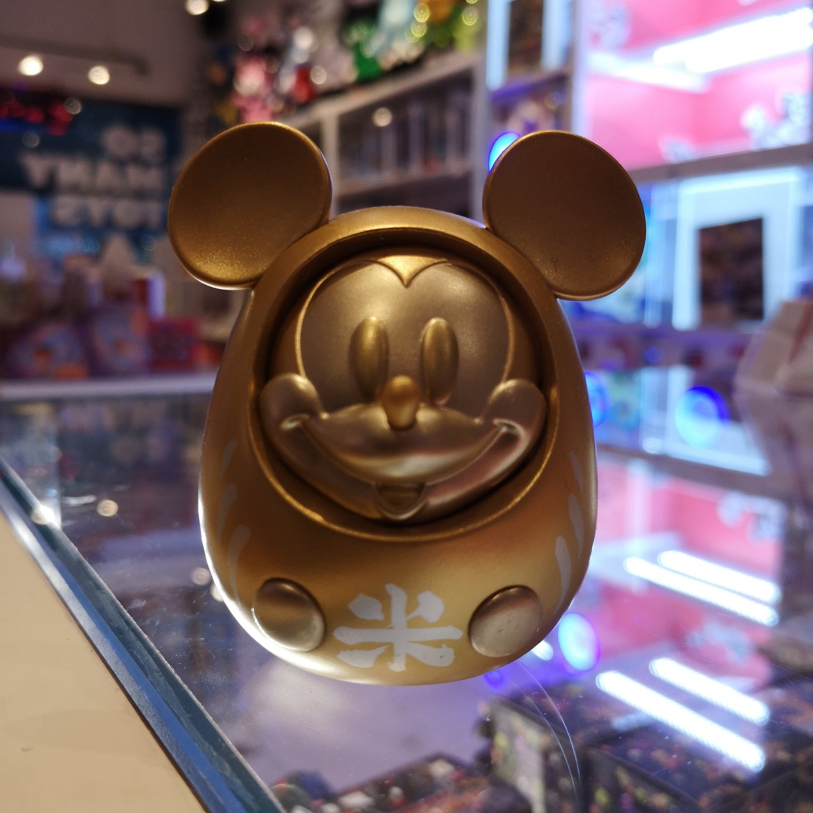 Mickey Daruma (Gold) - Fukuheya Lucky Series by URDU