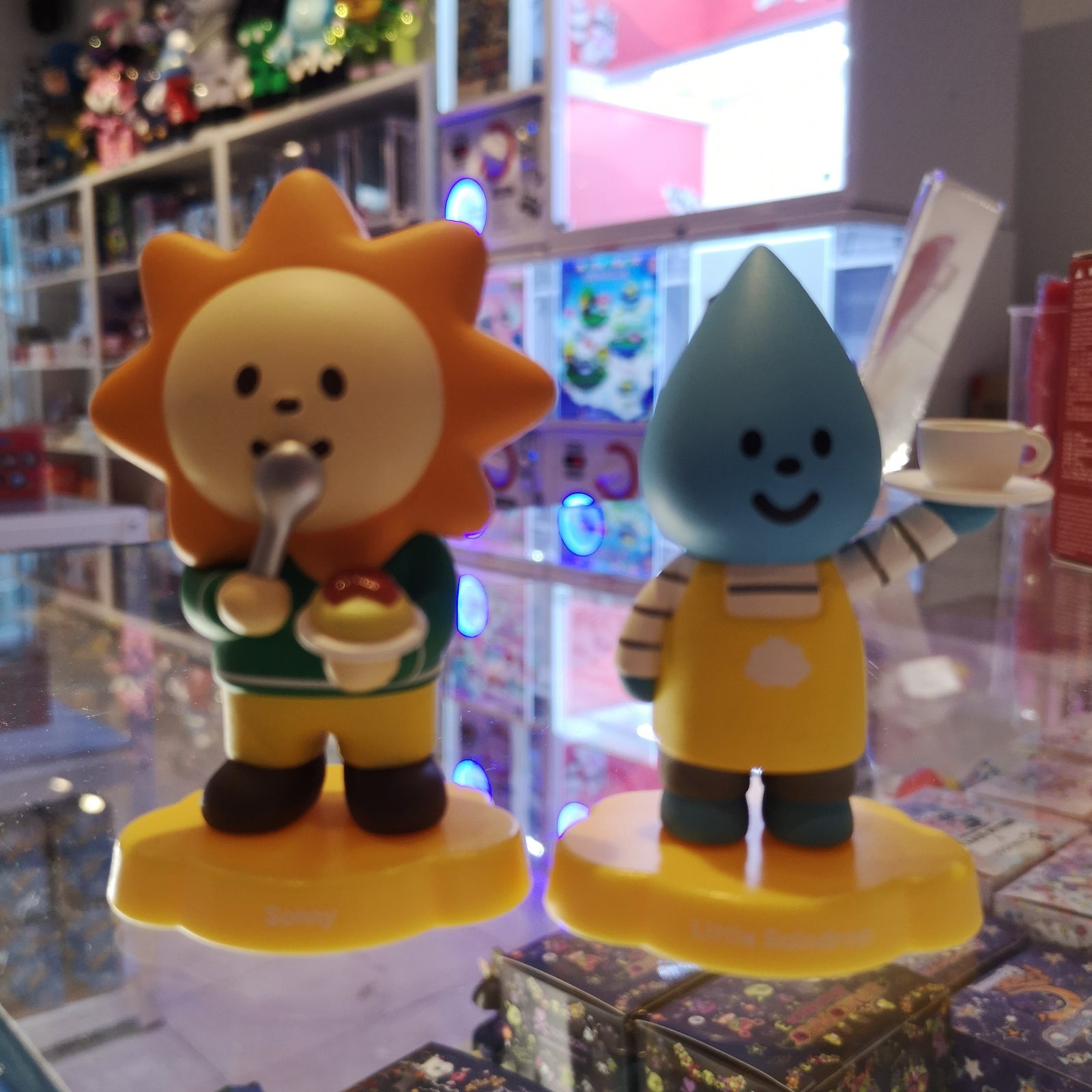 Little Raindrop & Sunny (Pair) - Mr. White Cloud Mini Series 3 Fluffy Cafe Edition by Fluffy House x POP MART