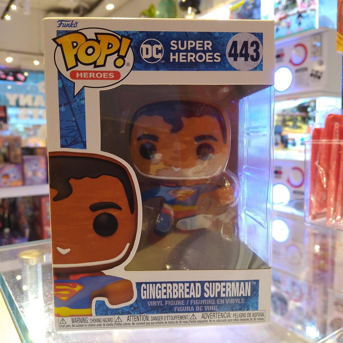 Gingerbread Superman - DC Super Heroes Funko POP! by Funko - 1