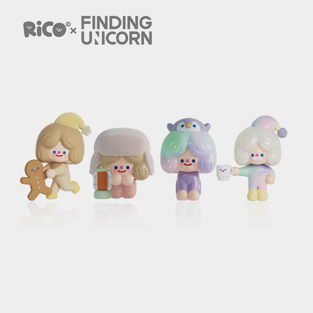 RiCO Happy Winter Days Blind Box Series by Rico x Finding Unicorn