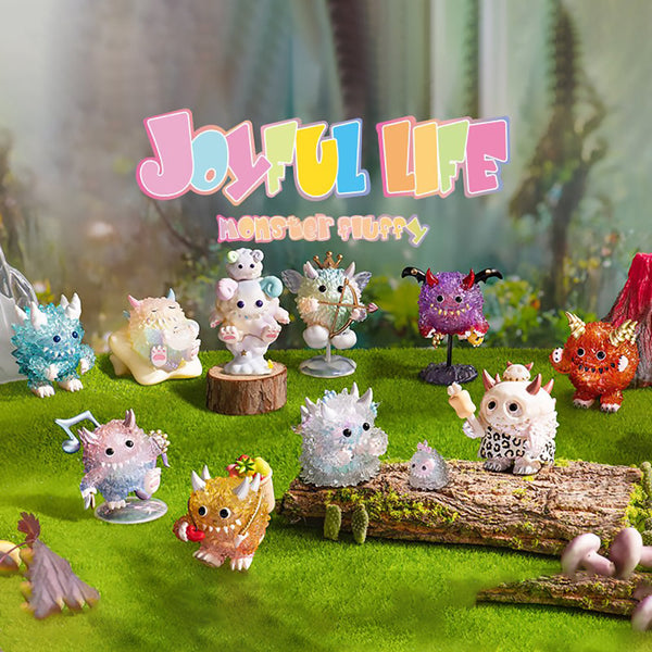 Monster Fluffy Joyful Life Blind Box Series by INSTINCTOY x POP MART