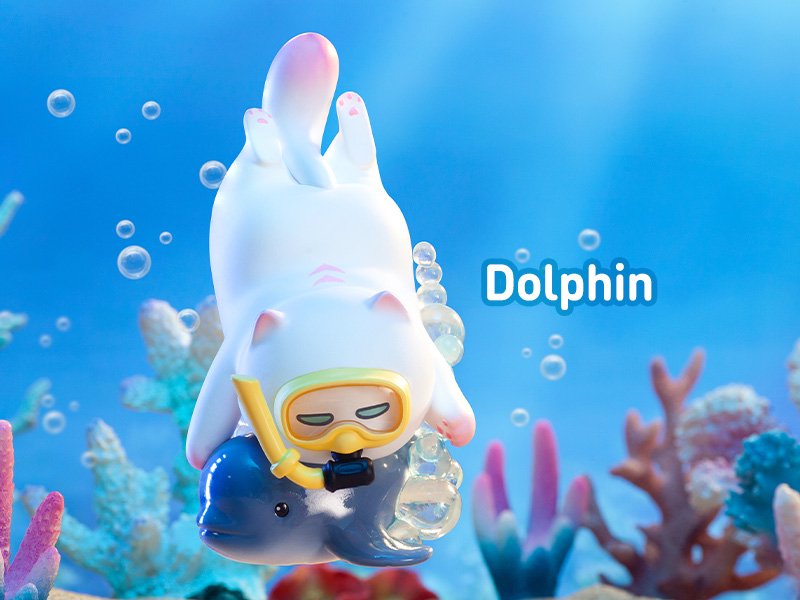 Dolphin - ViViCat Holiday Blind Box Series by POP MART