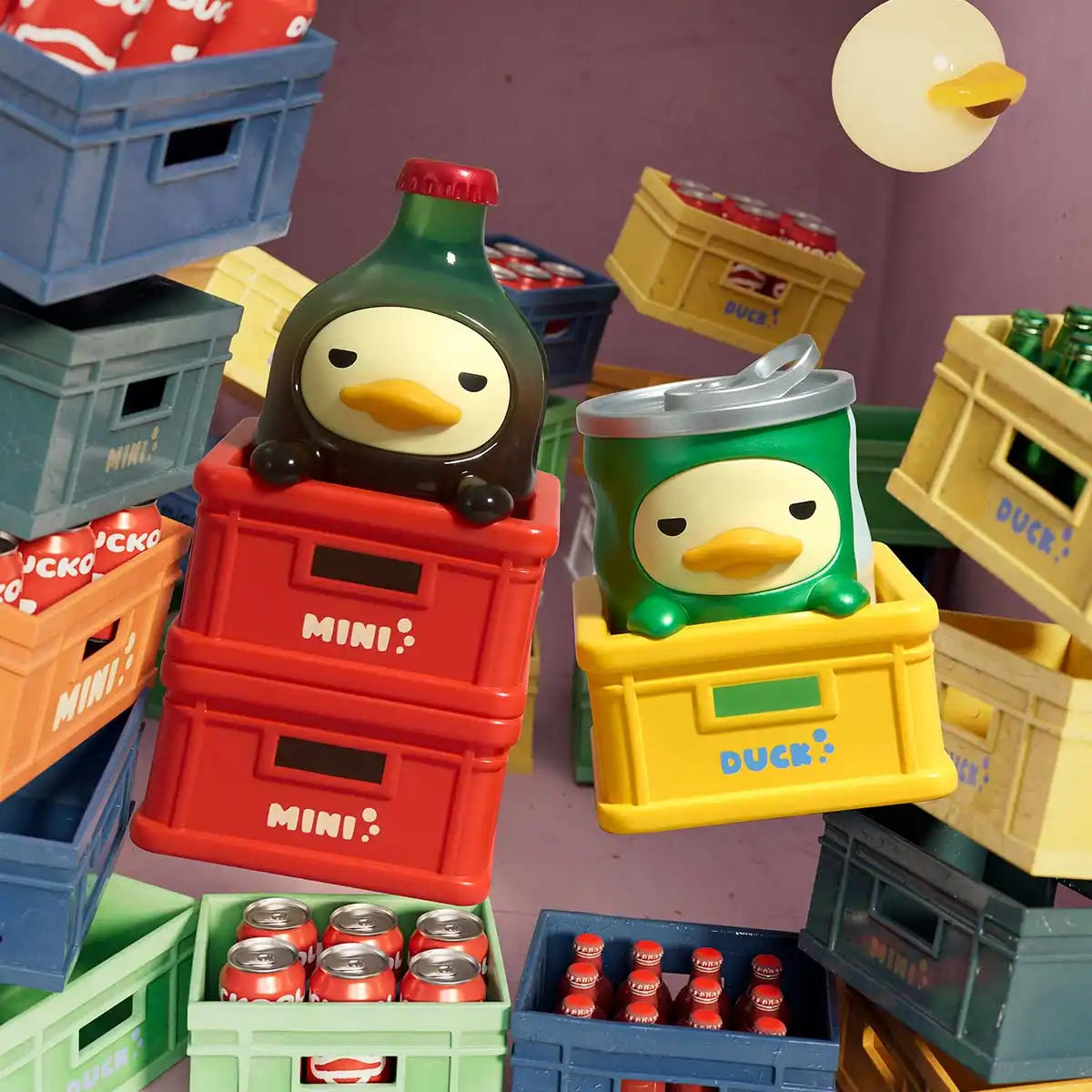 Drink Crates - mini DUCKOO Citywalk Series Figures by POP MART
