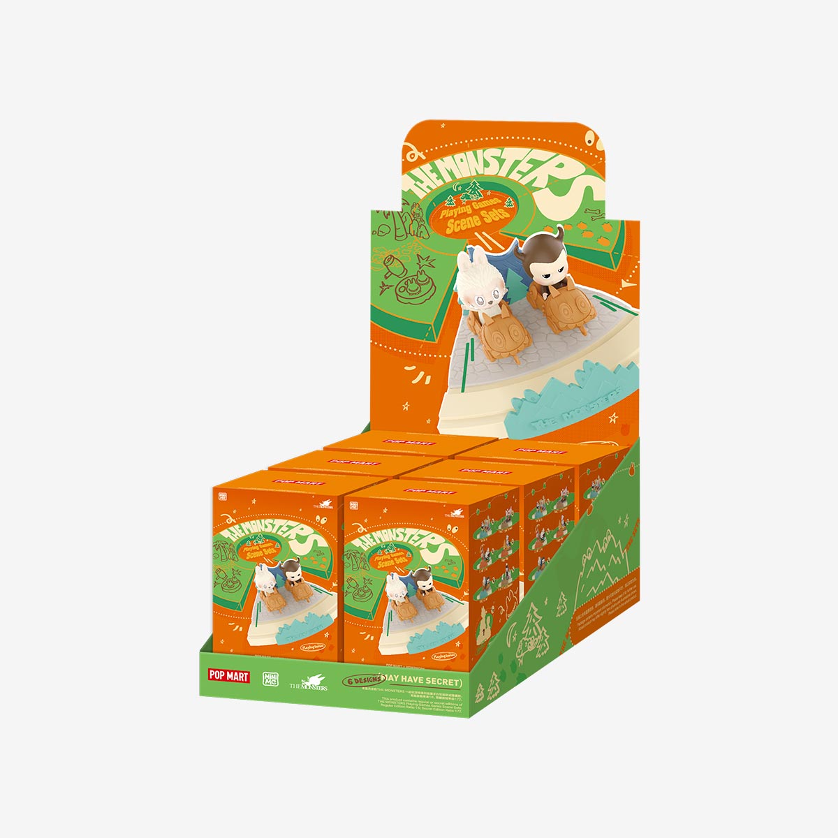 THE MONSTERS Playing Games Series  Scene Sets by POP MART