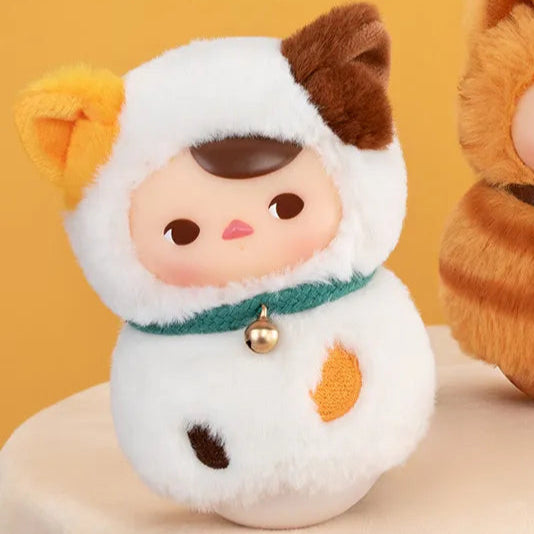 Calico - PUCKY Roly-Poly Kitty Series-Vinyl Plush by POP MART