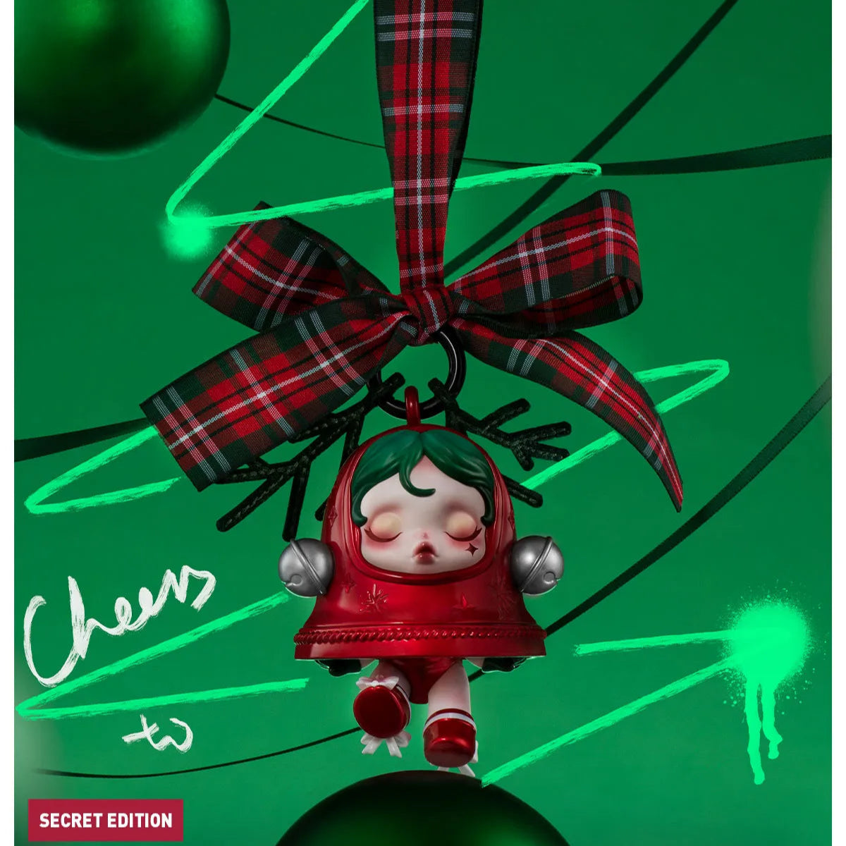 Jingle All the Way (Red) - SKULLPANDA Tell Me What You Want Series by POP MART