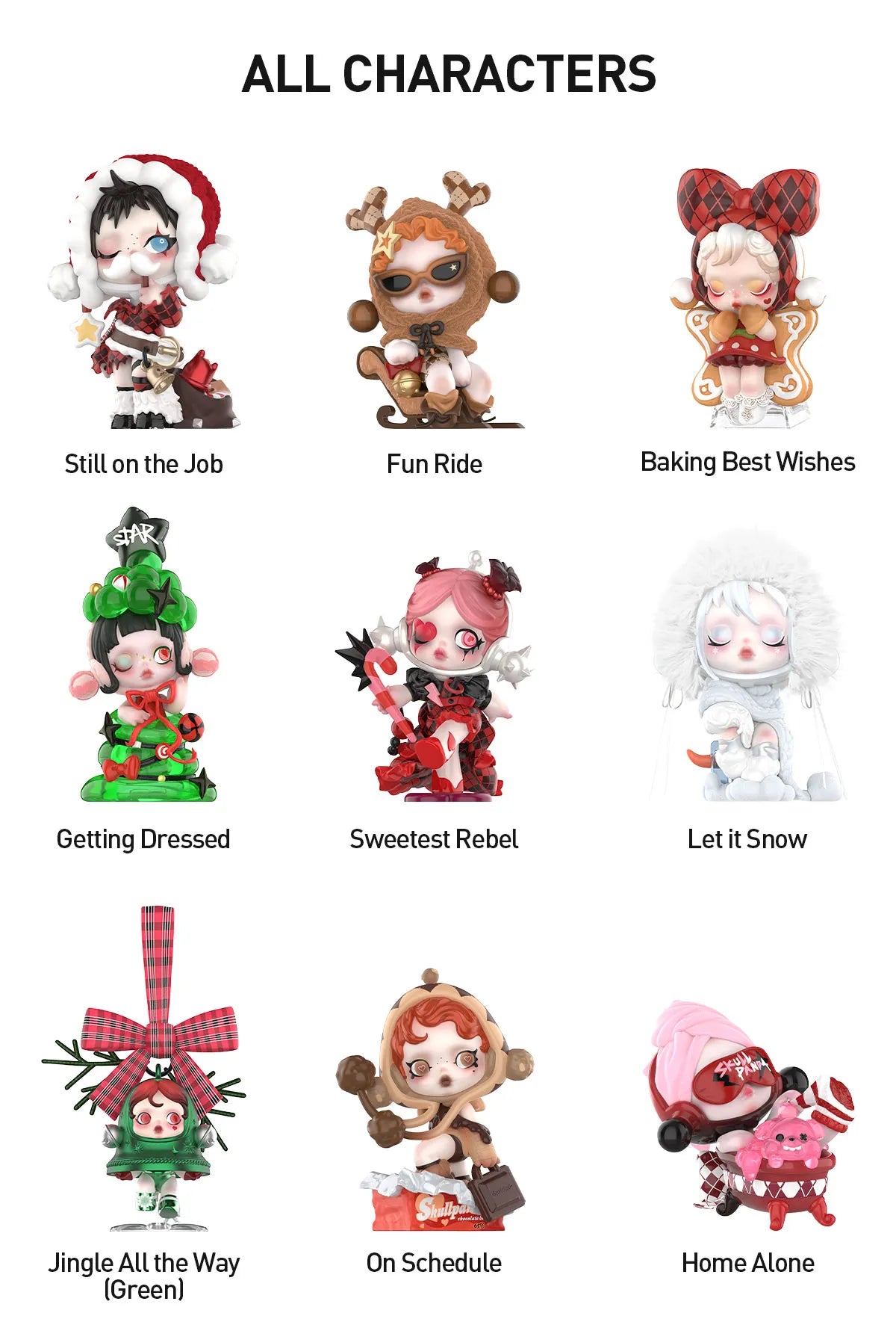 SKULLPANDA Tell Me What You Want Series Figures by POP MART SKULLPANDA Tell Me What You Want Series Figures by POP MART