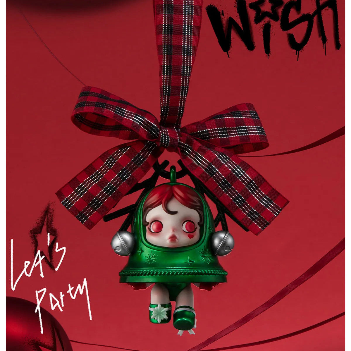 Jingle All the Way (Green) - SKULLPANDA Tell Me What You Want Series by POP MART