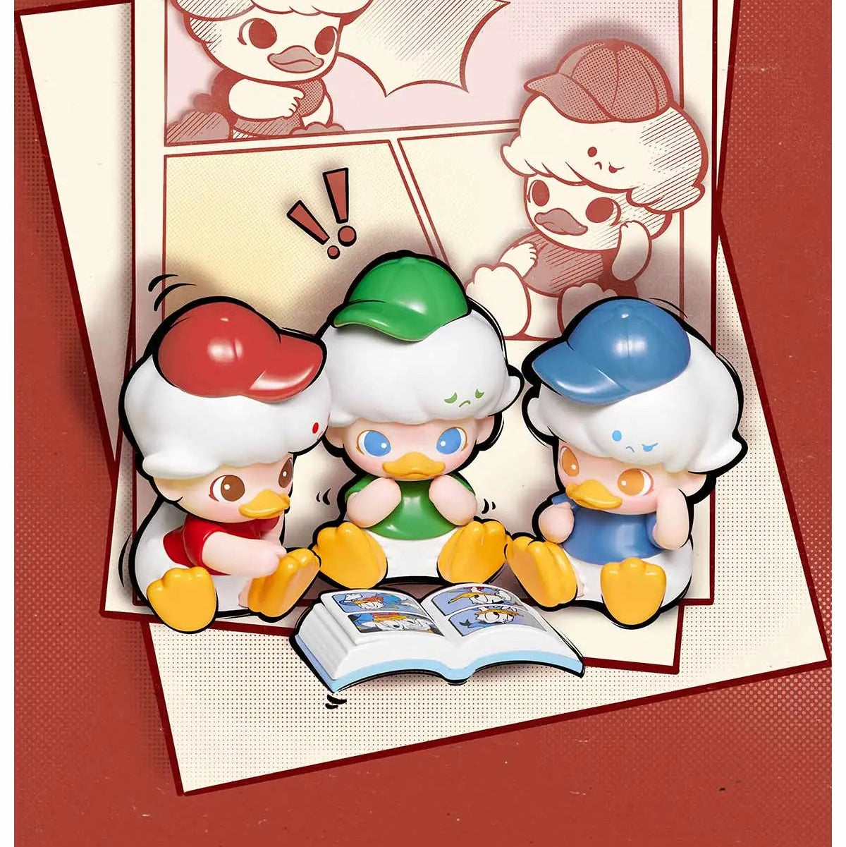 Three Nephews (Huey, Dewey &amp; Louie) - Dimoo x Dinsey Figure Series by POP MART