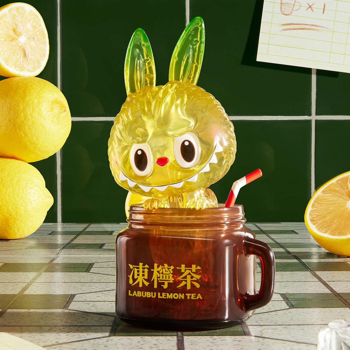 Labubu Lemon Tea Figure by POP MART