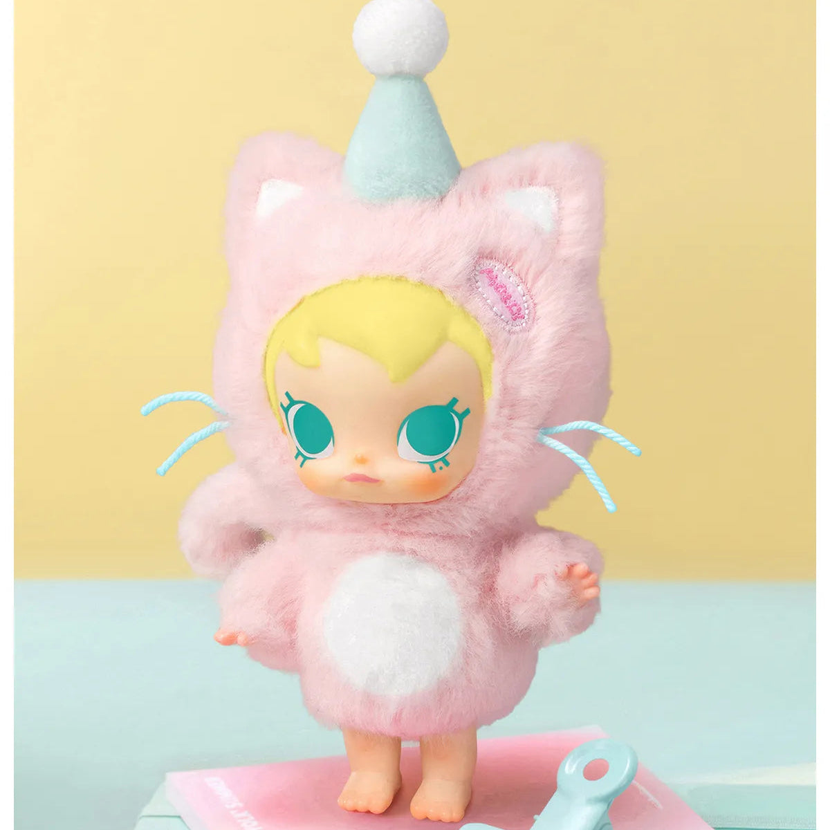 Who's the Good Girl (Pink) - Baby Molly Pocket Friends Plush Pendant Series by POP MART