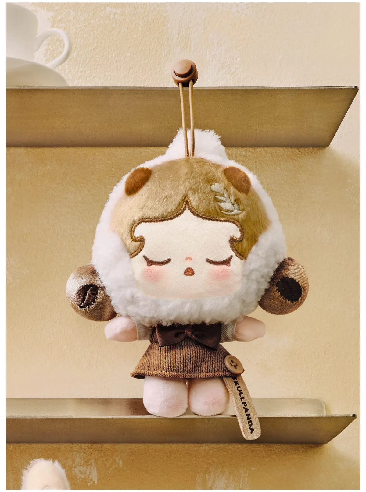 Skullpanda Specialty Barista - POP BEAN Coffee Factory Series Plush Pendant by POP MART