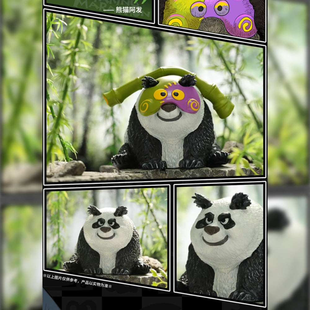 Panda - Staring Marathon Mask Party Series by 52Toys