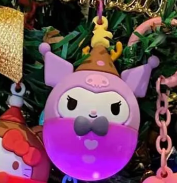 Kuromi - Sanrio Characters Shiny Series Reindeer Keychain