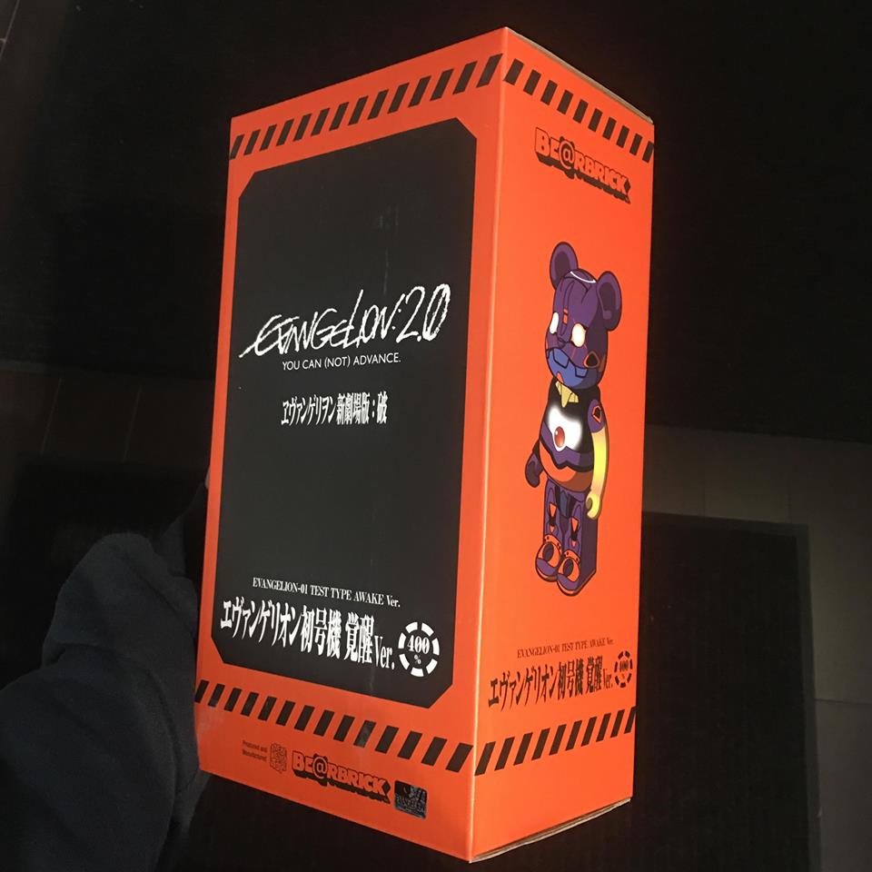 Evangelion First Unit EVA-01 Awakening 400% Bearbrick