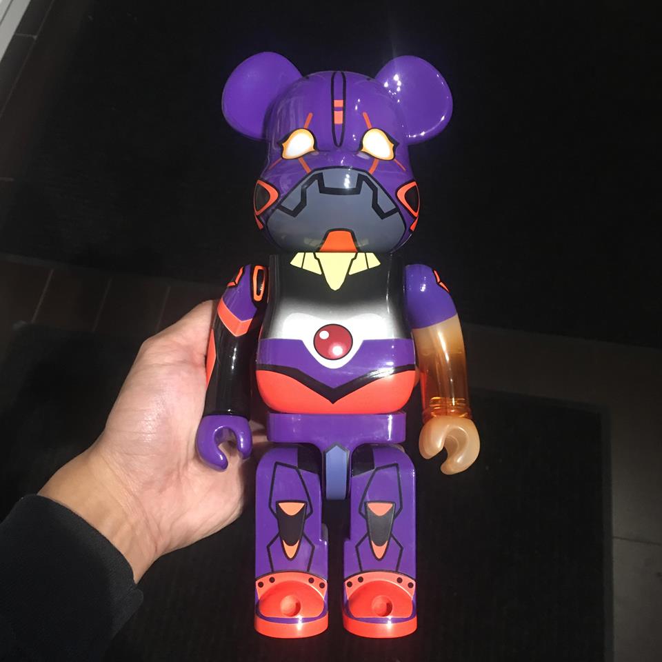 Evangelion First Unit EVA-01 Awakening 400% Bearbrick