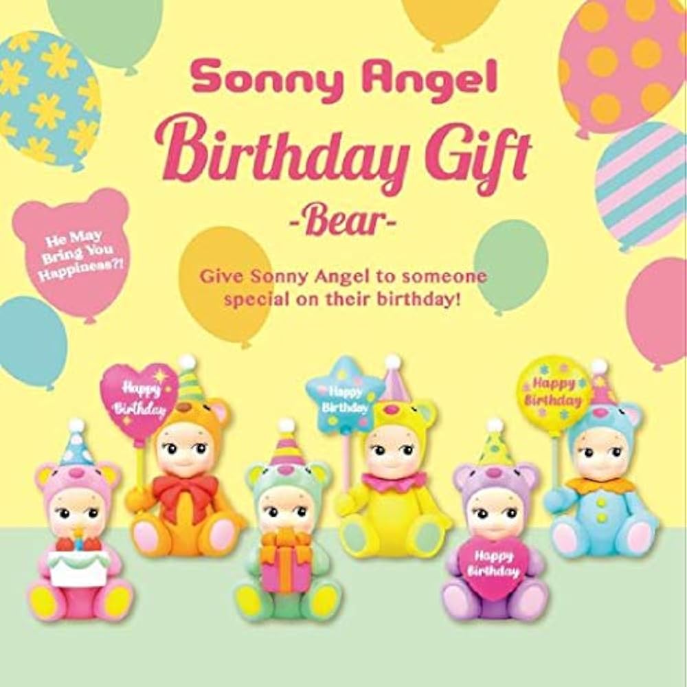 SONNY ANGEL Birthday Gift Bear Blind Box Series by Dreams