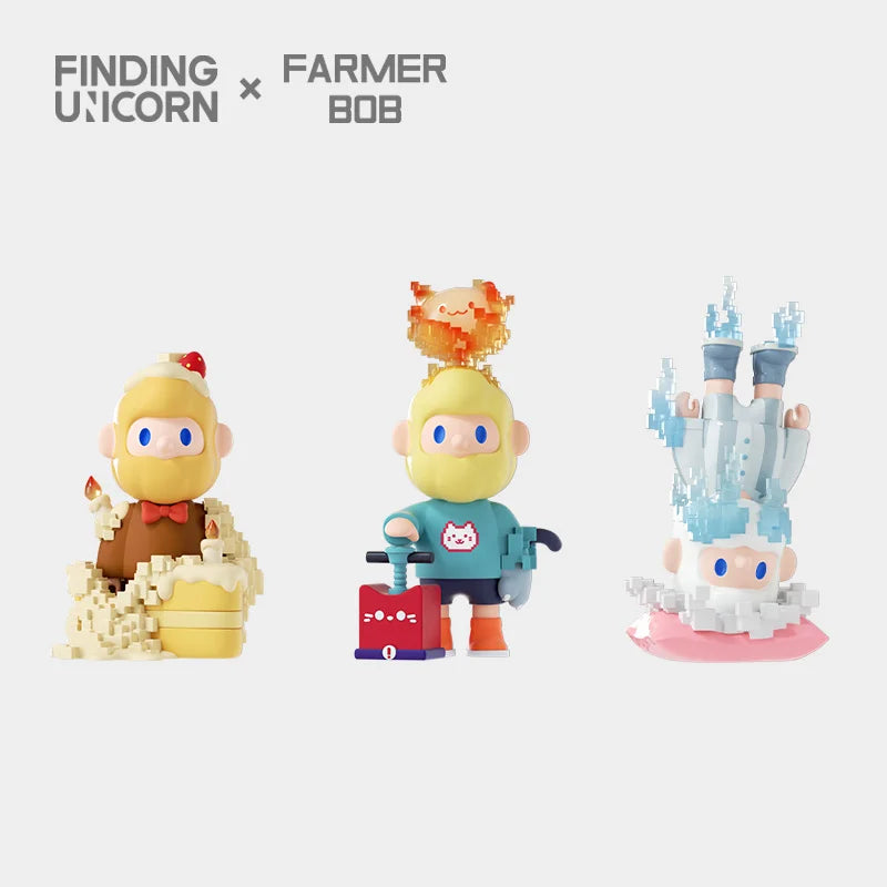 Farmer Bob Next Generation Pixel Universe Blind Box Series by Finding Unicorn
