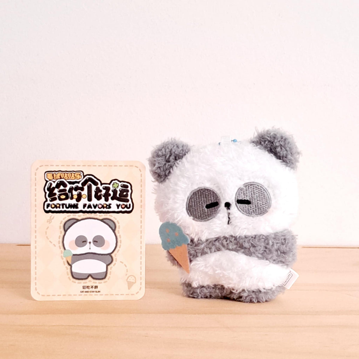 Eat And Stay Slim (Ice-Cream) - Mr. Pa Fortune Favors You Magnetic Plush Charm - ToyCity