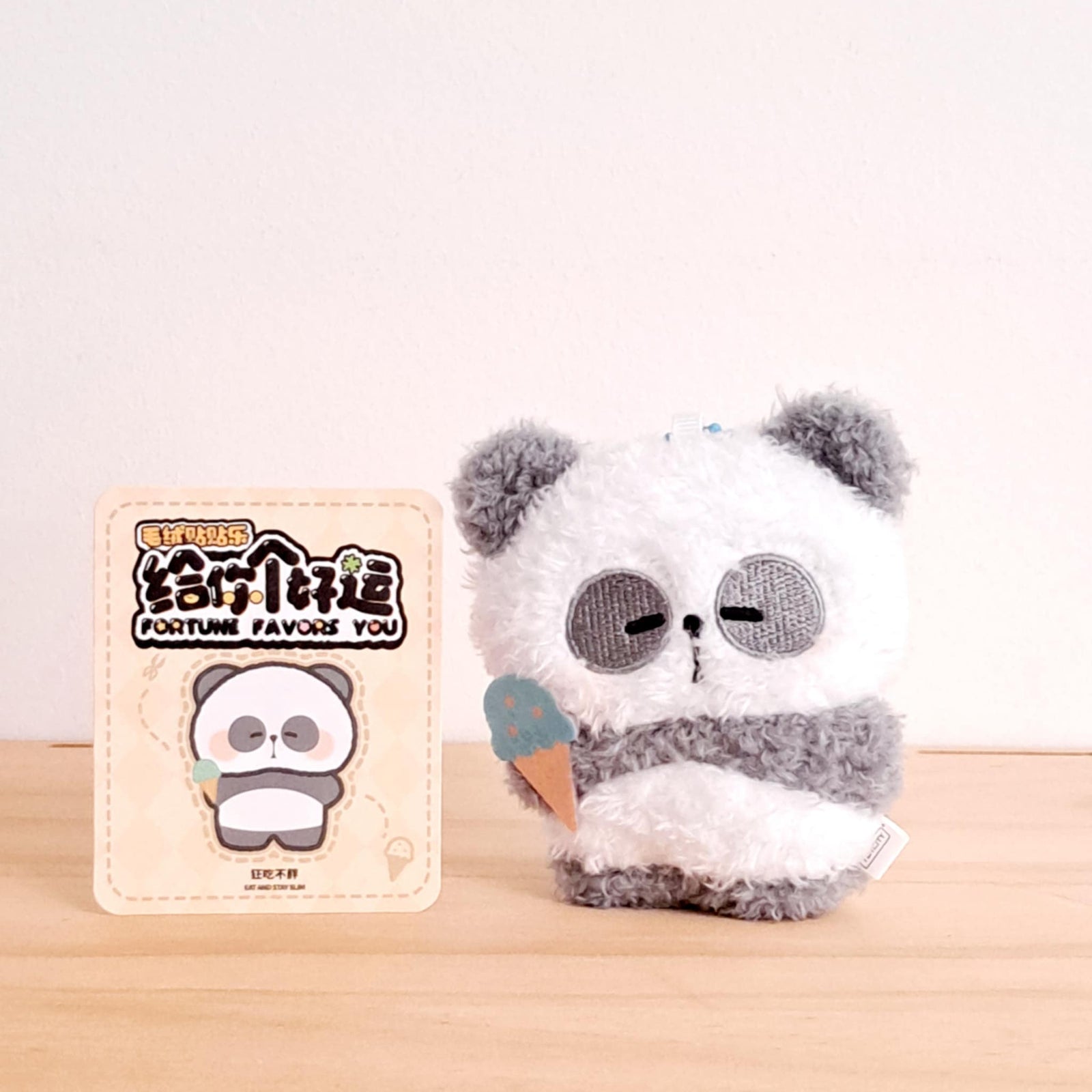 Eat And Stay Slim (Ice-Cream) - Mr. Pa Fortune Favors You Magnetic Plush Charm - ToyCity