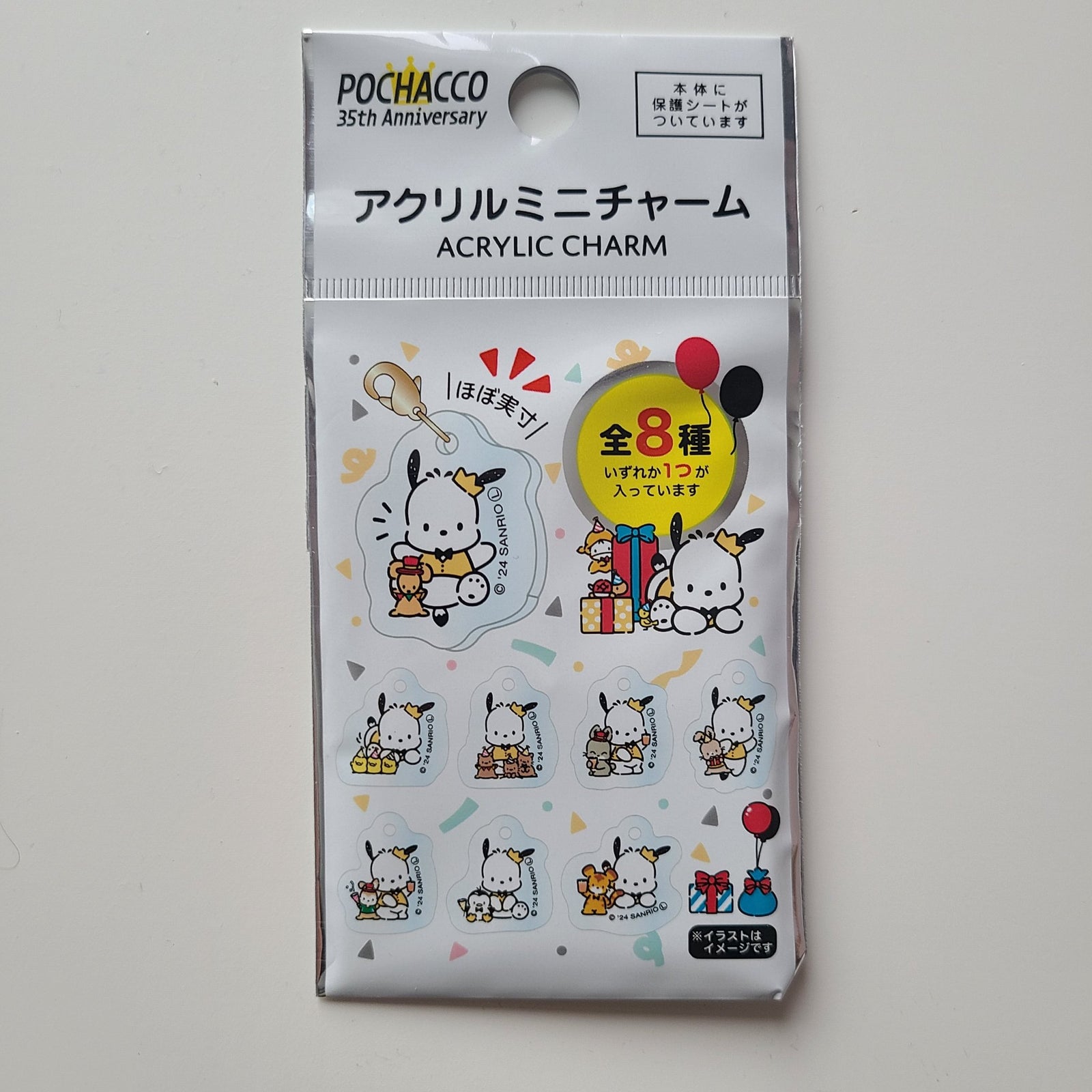 Pochacco- 35th Anniversary Acrylic Charm Blind Bag- Sanrio