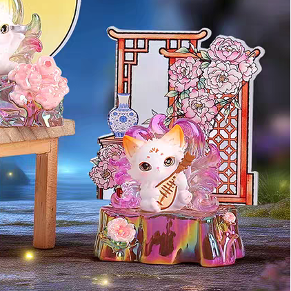 Flower Window Orange Cat - The Nine-Tailed Fox of the Four Seas and Eight Provinces (Light Up) by Xinzhiji