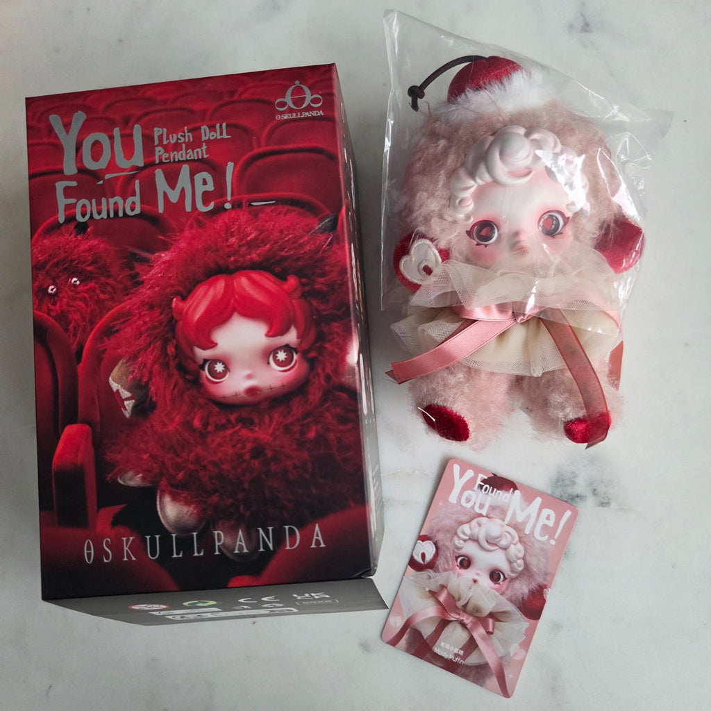 Moldy Muffin - SKULLPANDA You Found Me! Series Plush Pendant