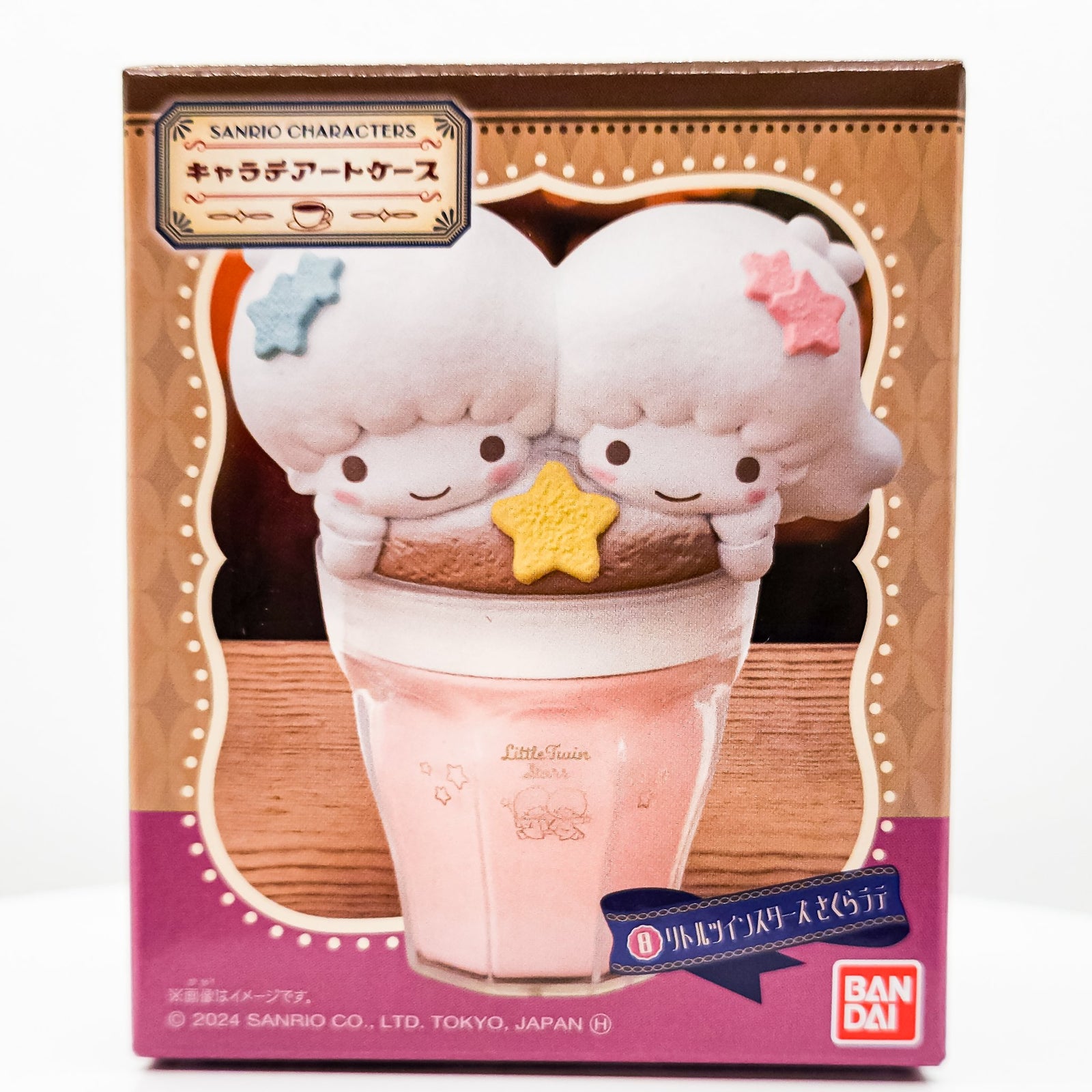 Twin Stars Cha-latte Art Case Sanrio Characters Figure Series by Bandai