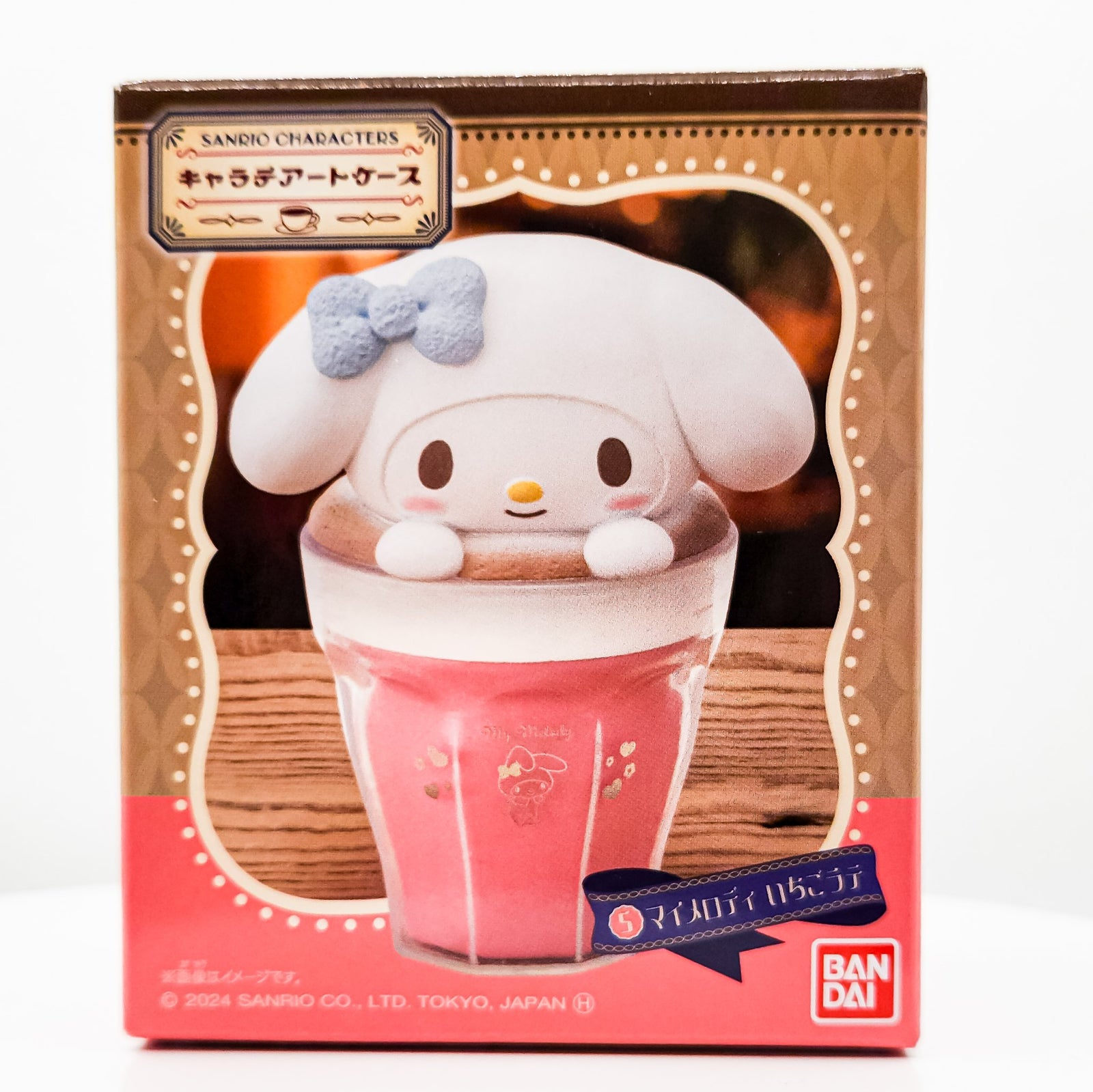 My Melody Chara-latte Art Case Sanrio Characters Figure Series by Bandai