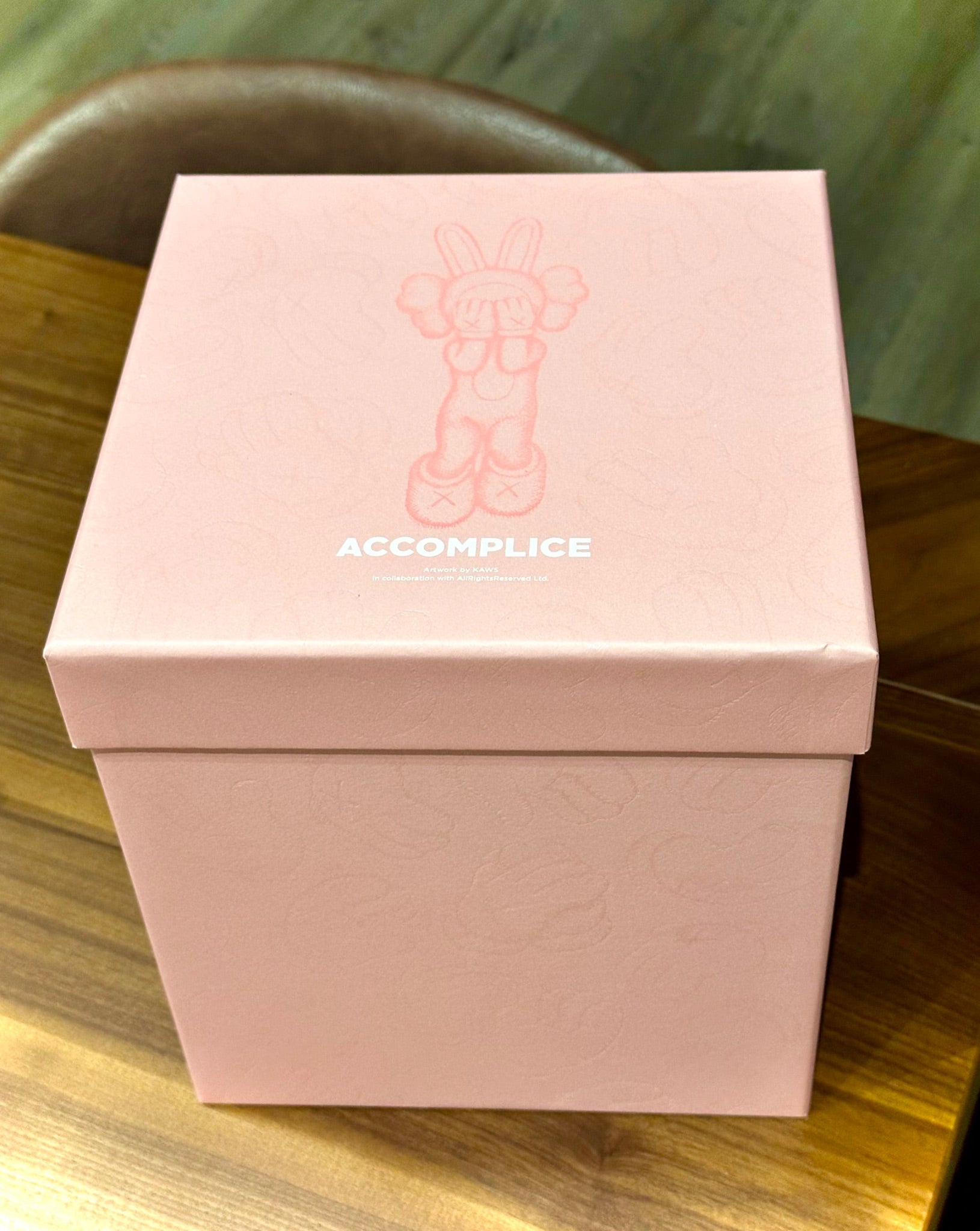 New 2023 KAWS Accomplice Pink Plush DDTSTORE limited ed. Only 2000