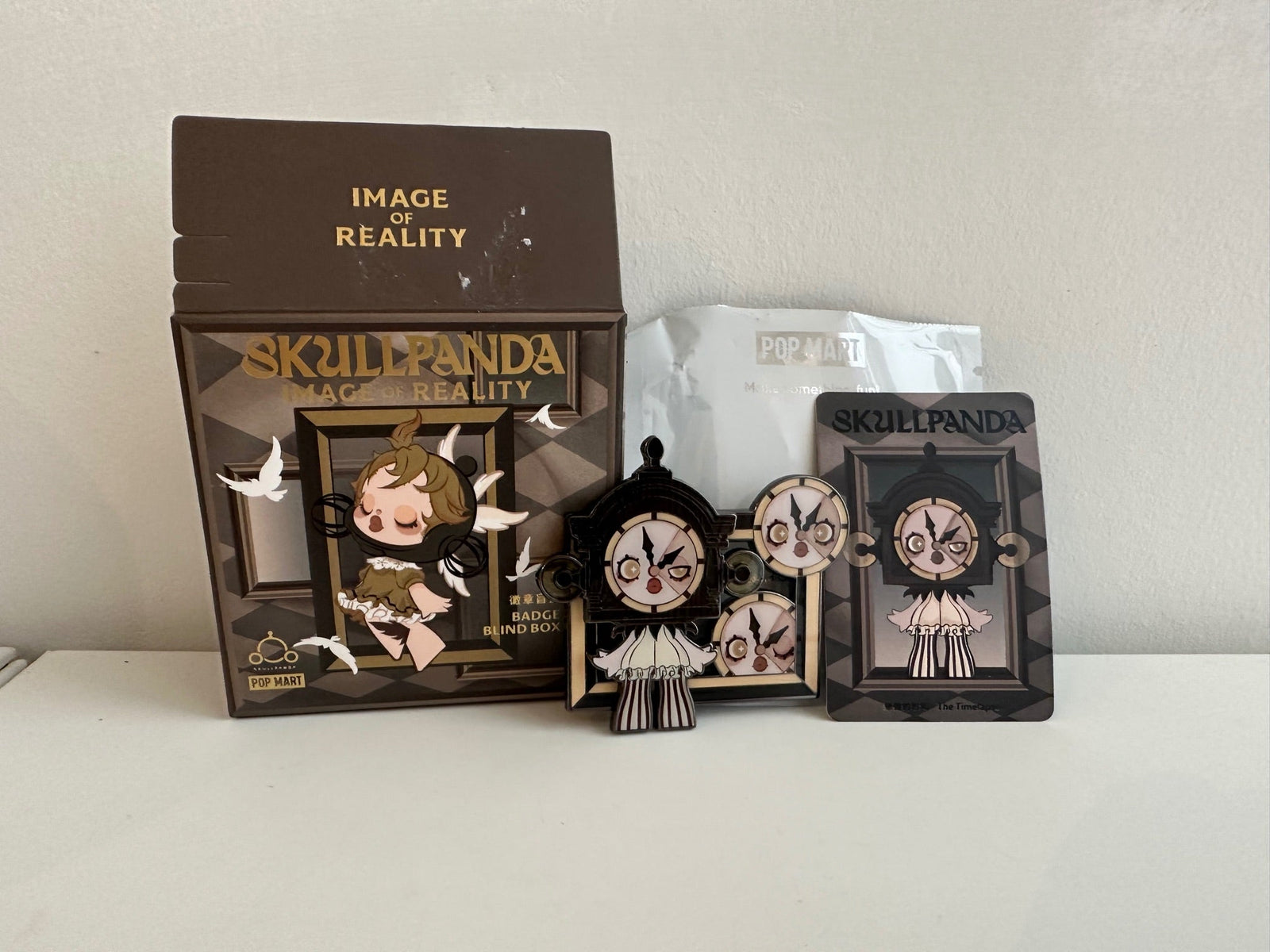 The Timelapse - SKULLPANDA Image Of Reality Series-Badge by POP MART - 1