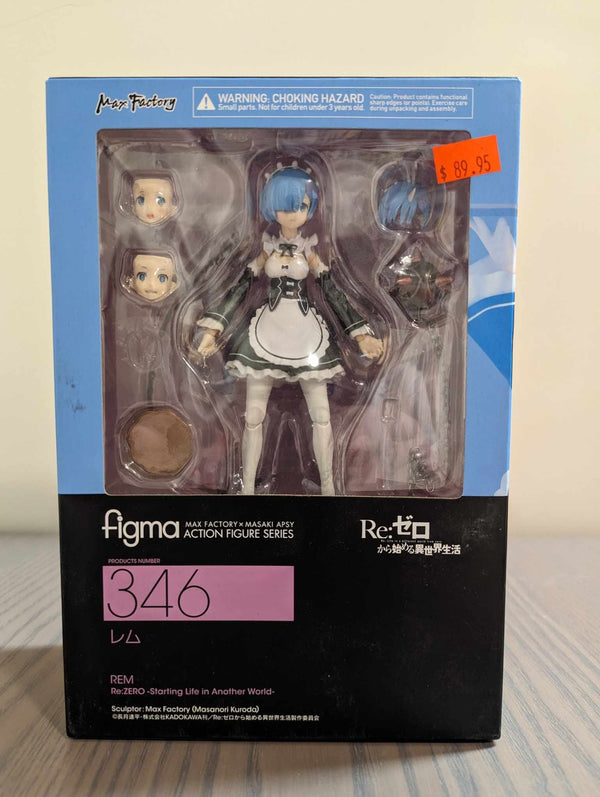 Rem Figma 346 - Re:Zero - Max Factory - Mindzai Toy Shop