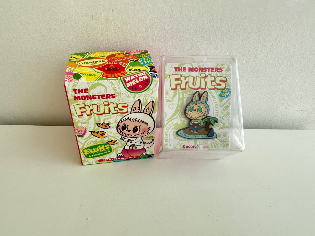 Coconut - Labubu The Monsters Fruits Badge by POP MART - 1