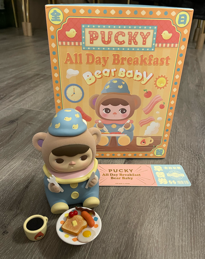 Pucky All Day Breakfast Bear Baby - Popmart - Mindzai Toy Shop