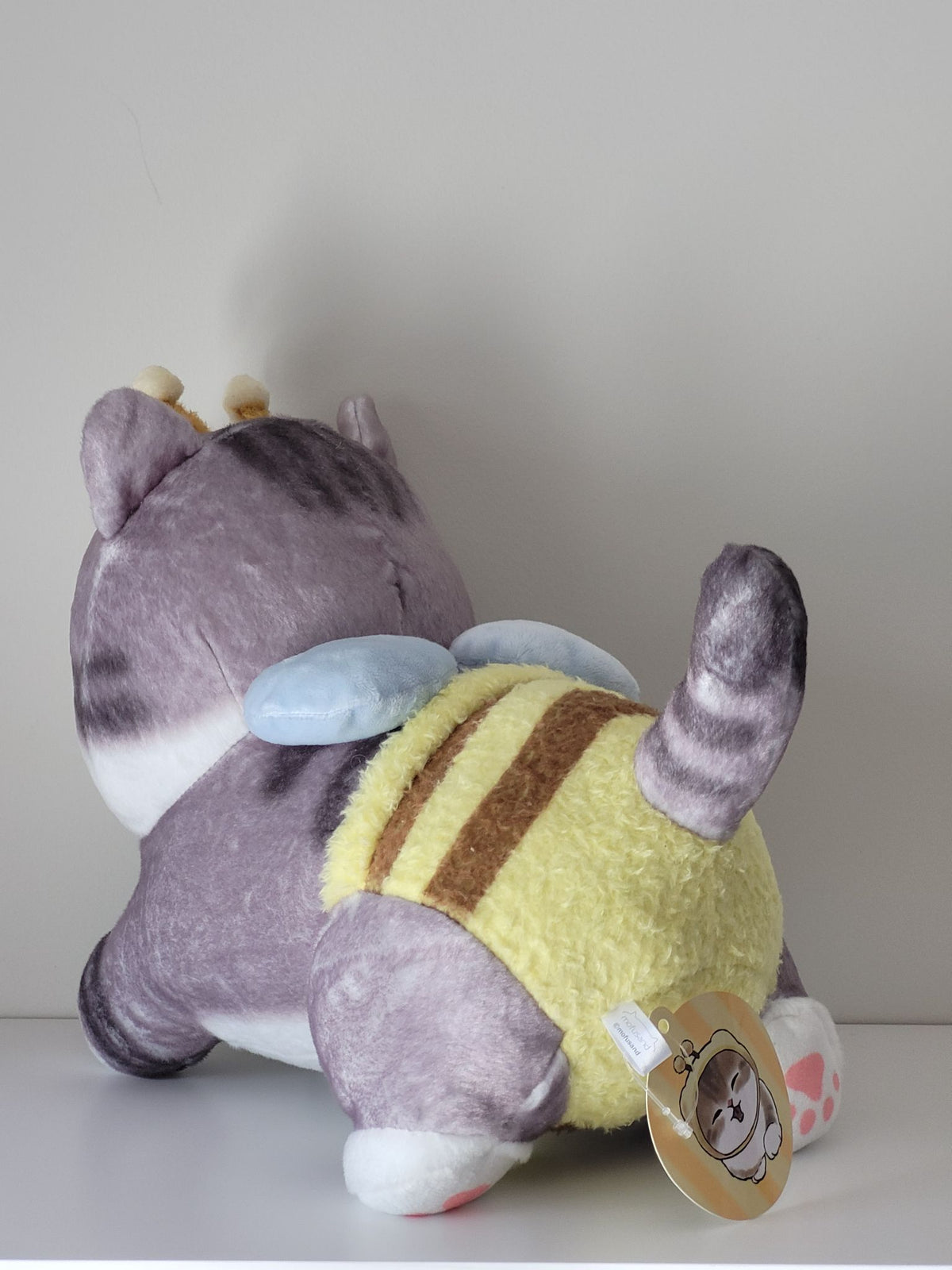 Mofusand - Bee Cat Running Pose Large 30cm Plushie - 2