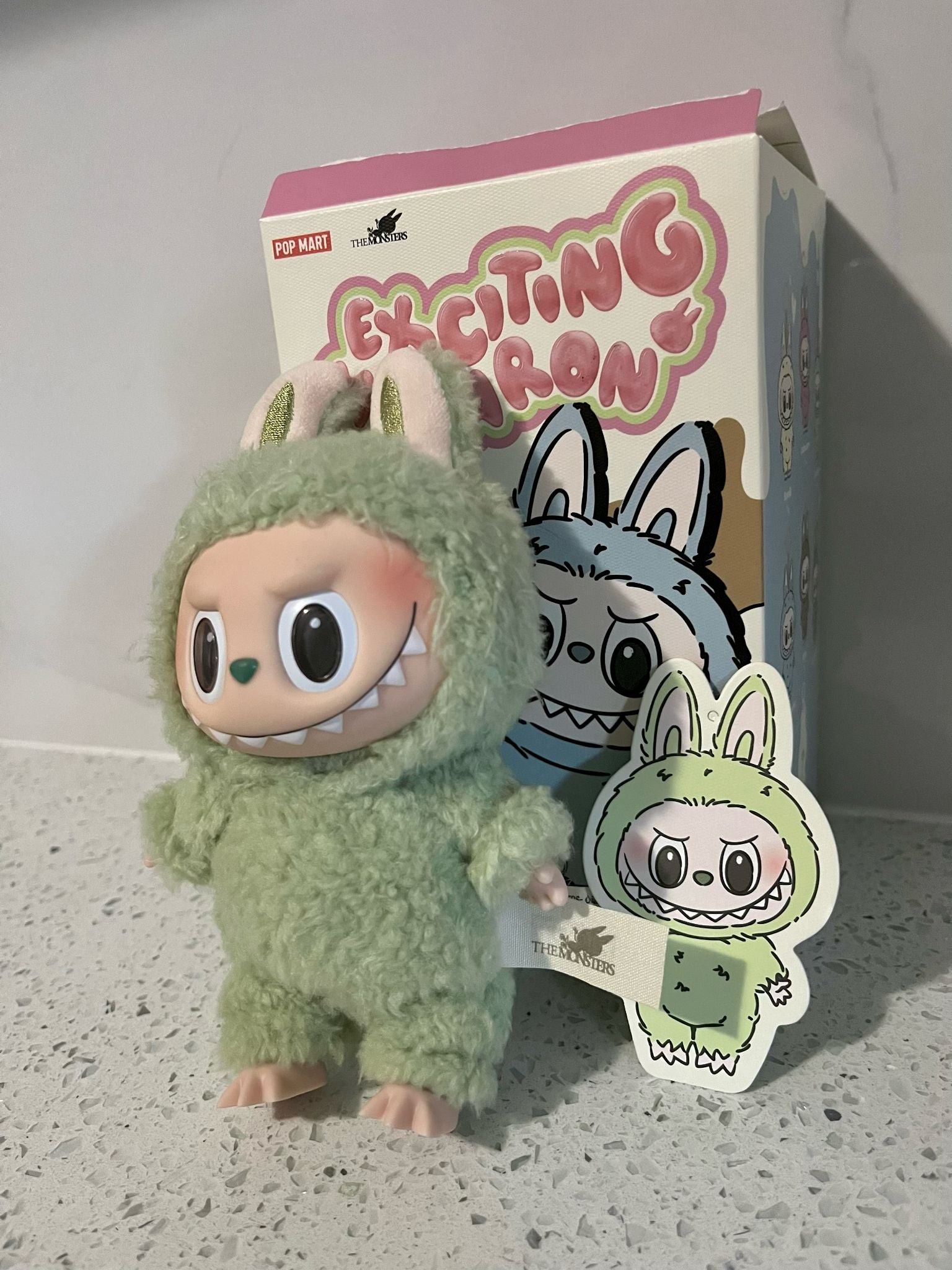 Green Grape Labubu - THE MONSTERS Exciting Macarons Vinyl Face